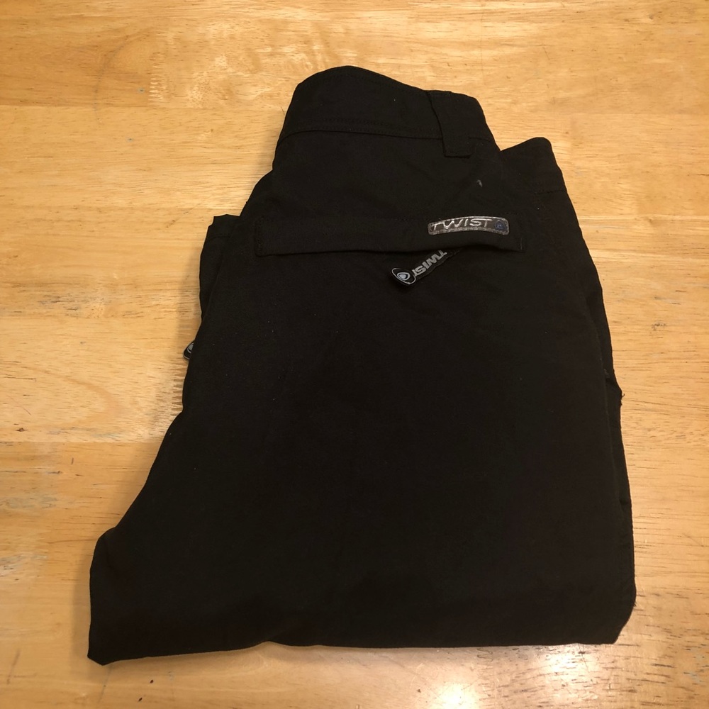TWIST Black Snowboarding Cargo Pants Pockets XS